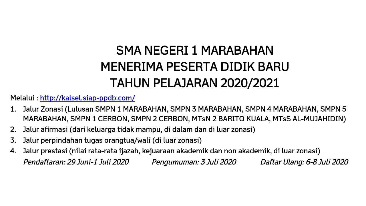 Berita Acara Rapat Penerima Siswa Baru